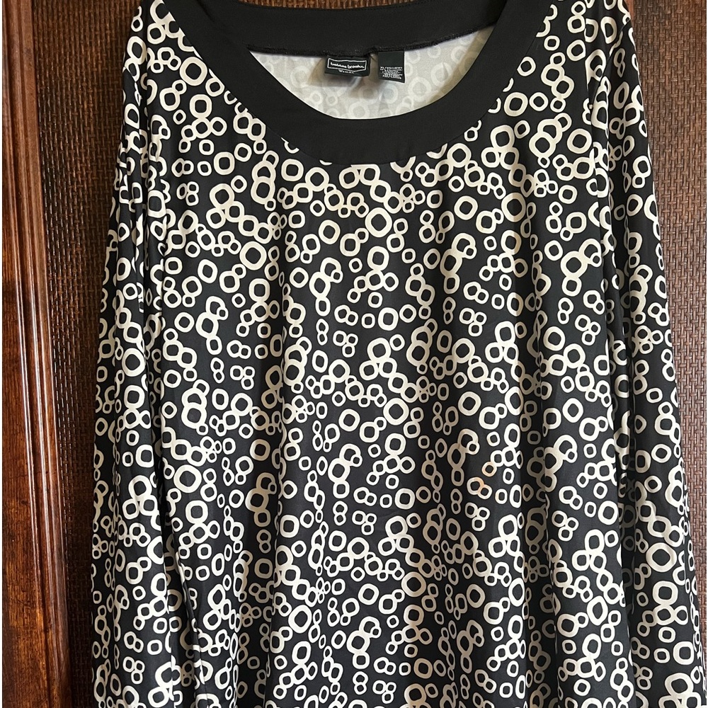 Bobbie Brooks black and white midi